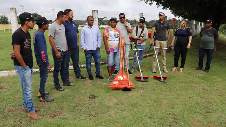 Equipamentos garantem melhorias nos espaços de esporte e lazer em Peixoto de Azevedo